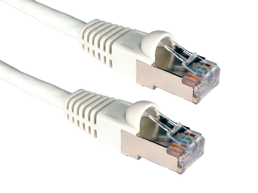 Cables Direct Cat6a, 1m networking cable White S/FTP (S-STP)