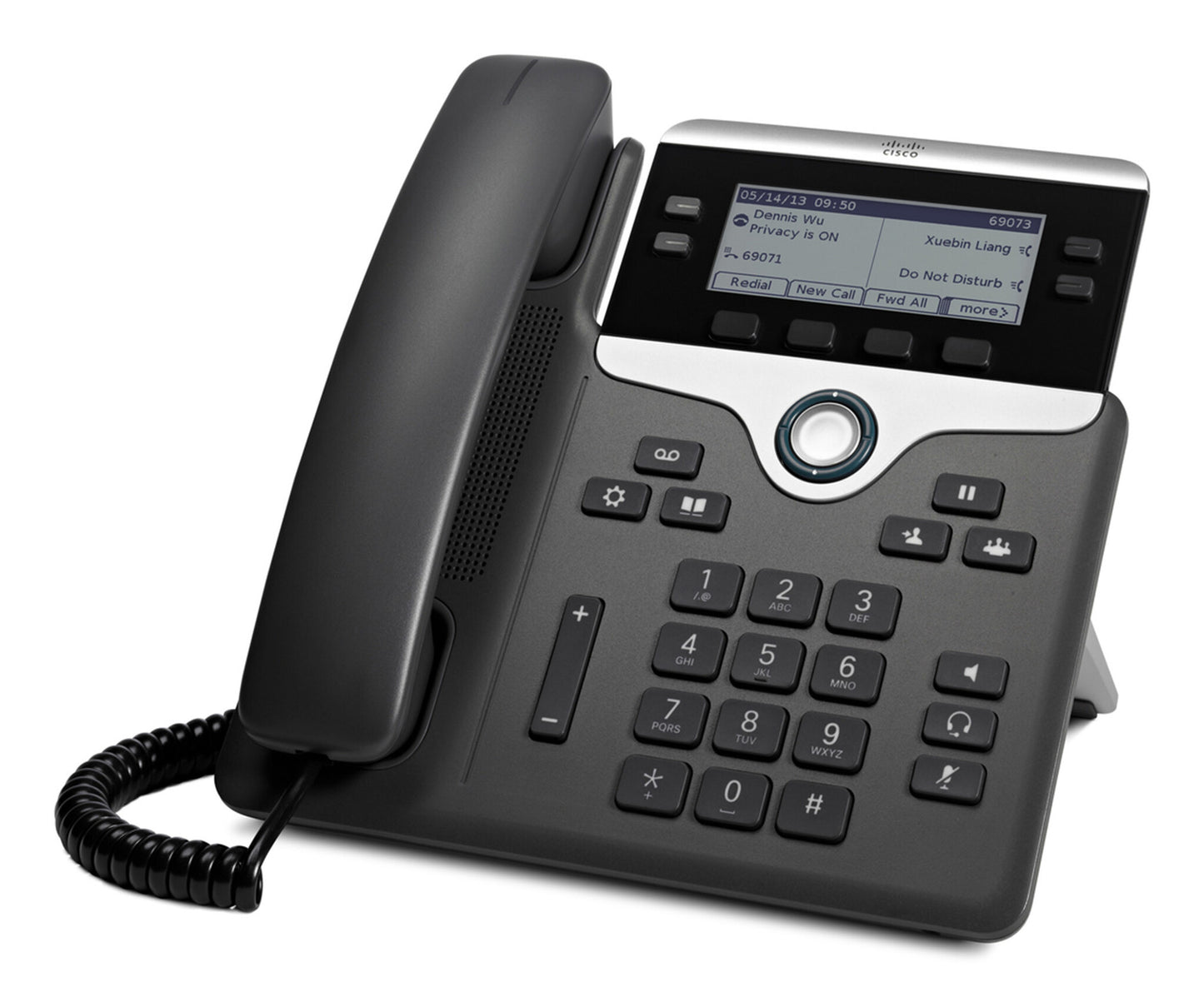 Cisco IP Business Phone 7841, 3.5-inch Greyscale Display, Class 1 PoE, Supports 4 Lines, 1-Year Limited Hardware Warranty (CP-7841-K9=)