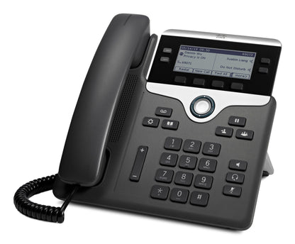 Cisco IP Business Phone 7841, 3.5-inch Greyscale Display, Class 1 PoE, Supports 4 Lines, 1-Year Limited Hardware Warranty (CP-7841-K9=)