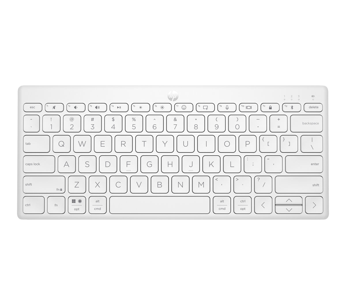 HP 350 WHT Compact Multi-Devic - Tastatur - Bluetooth 5 keyboard Home White