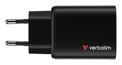 Verbatim Essentials GaN Charger 65W EU plug Black