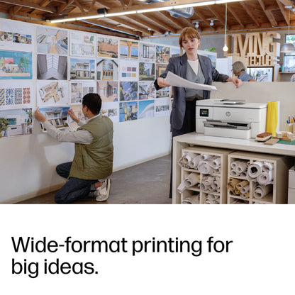 HP OfficeJet Pro 9720e Wireless All-in-One Color Printer, Two-sided printing; Copier, Scanner