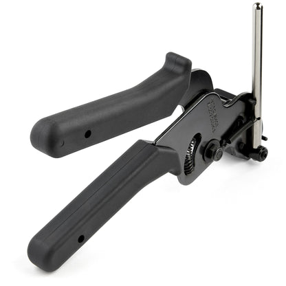 StarTech.com Metal Cable Tie Tool - Metal Zip Tie Tightener Tool - Stainless Steel Cable Tie Installation Gun - Tensioning & Cutting Zip Ties Tool - Tensioner & Cutter for Metal Tie Wrap - TAA