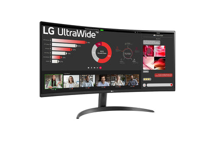 LG 34WR50QC-B computer monitor 86.4 cm (34") 3440 x 1440 pixels Quad HD LCD Black