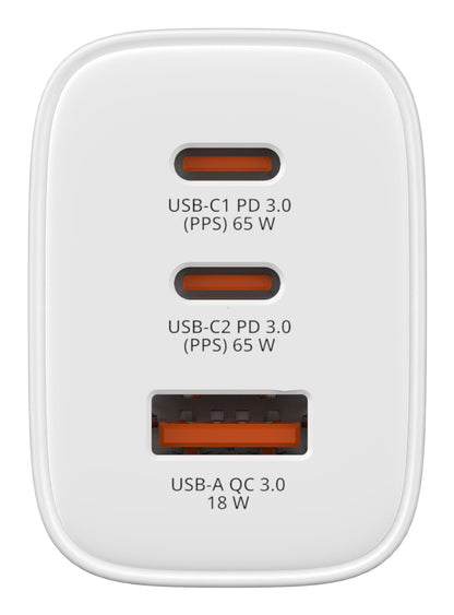 Verbatim Essentials GaN Charger 65W EU plug White