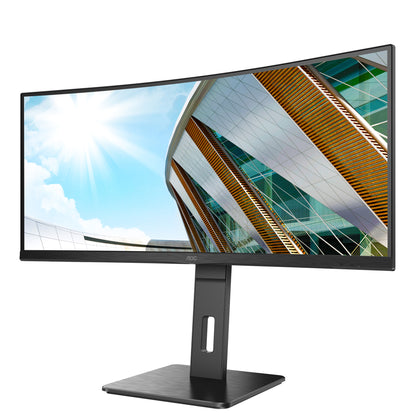AOC P2 CU34P2A computer monitor 86.4 cm (34") 3440 x 1440 pixels Quad HD LED Black