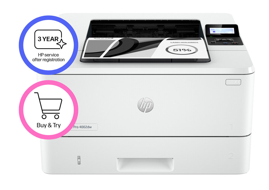 HP LaserJet Pro 4002dw Printer
