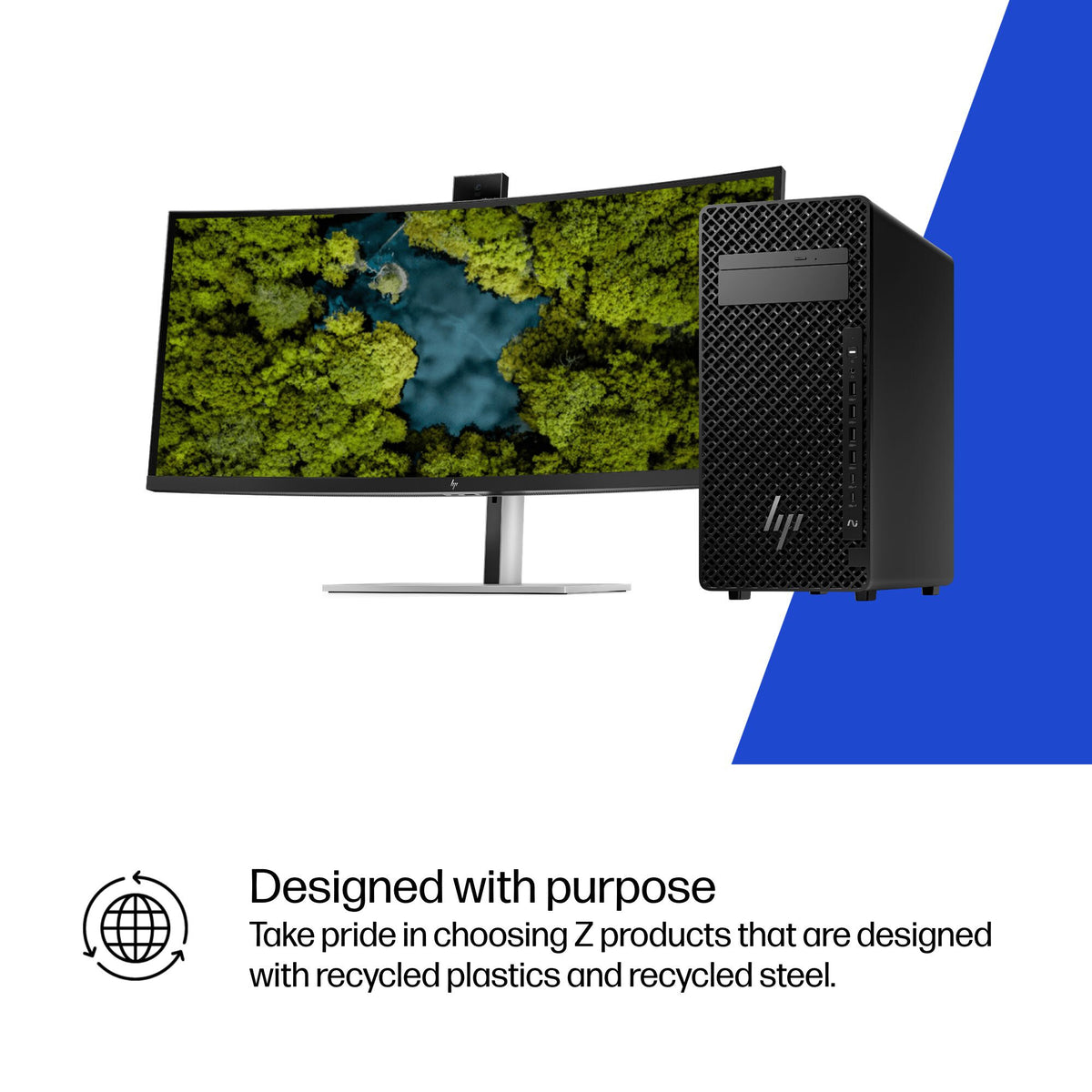 HP Z2 Tower G1i Intel Core Ultra 7 265 32 GB DDR5-SDRAM 1 TB SSD NVIDIA RTX A400 Windows 11 Pro Workstation AI Workstation, AI PC Black