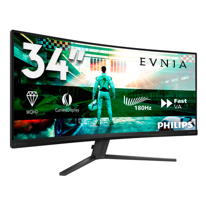 Philips Evnia 34M2C3500L/00 computer monitor 86.4 cm (34") 3440 x 1440 pixels Wide Quad HD LCD Black