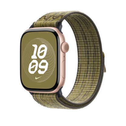 Apple 46mm Green/Grey Nike Sport Loop