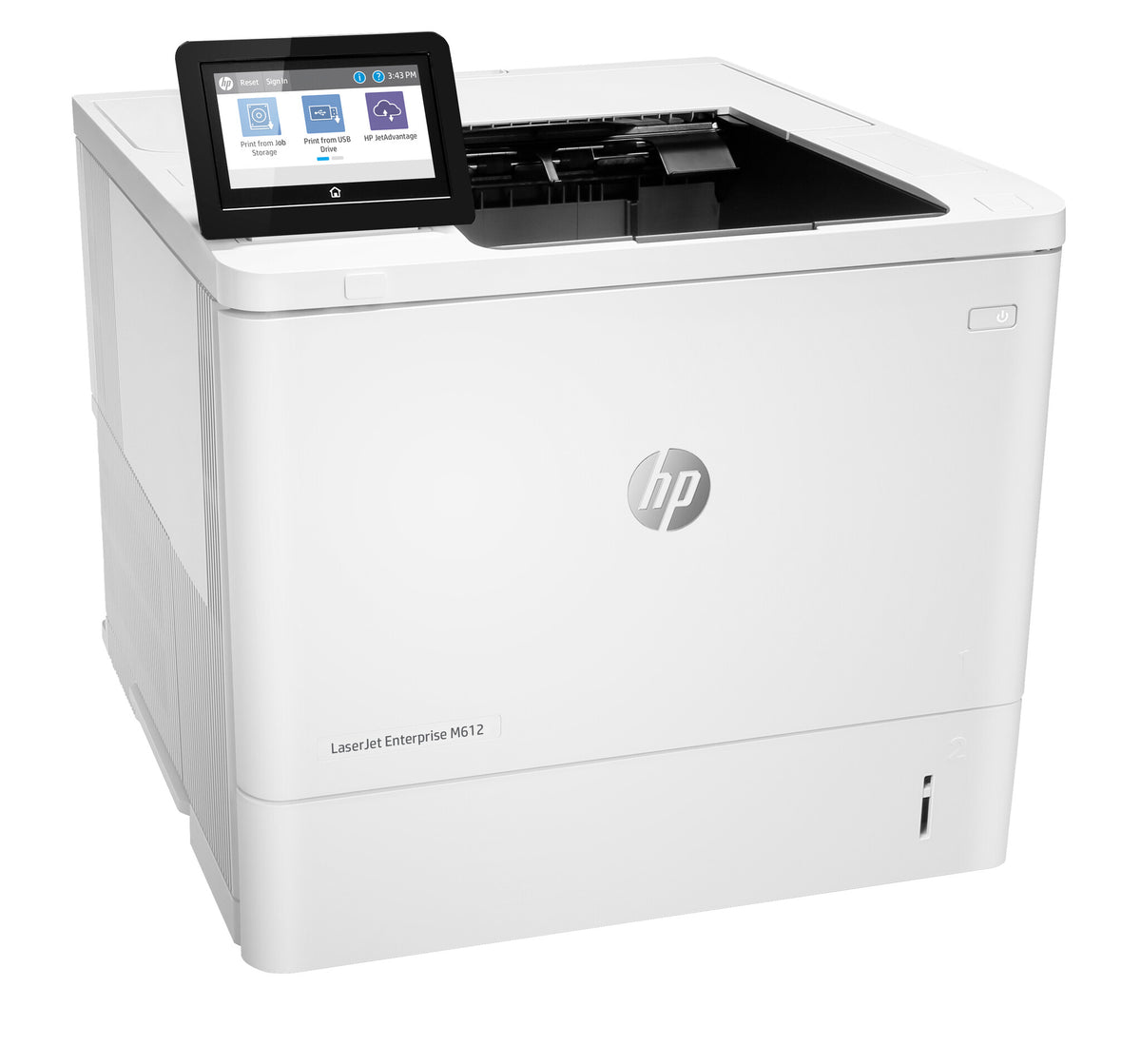 HP LaserJet Enterprise M612dn Black and white Printer, Ethernet Only; Duplex