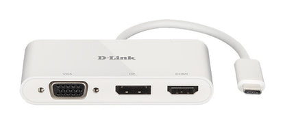 D-Link DUB-V310 laptop dock/port replicator Wired USB 3.2 Gen 1 (3.1 Gen 1) Type-C White