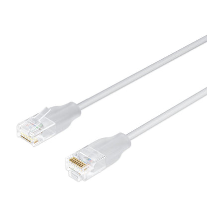 Lanview LightFlex CAT6 U/UTP 1M, White, TPE, Halogenfree networking cable