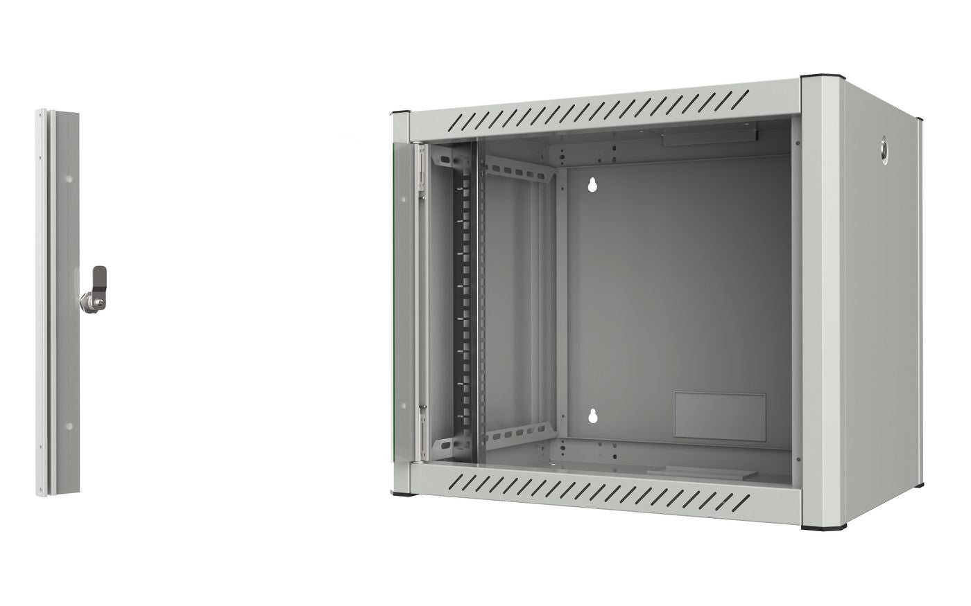 Lanview RWP09U45WH rack cabinet 9U Wall mounted rack White