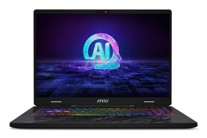 MSI Pulse 16 AI C1VGKG-001UK Intel Core Ultra 7 155H Laptop 40.6 cm (16") Quad HD+ 16 GB DDR5-SDRAM 1 TB SSD NVIDIA GeForce RTX 4070 Wi-Fi 6E (802.11ax) Windows 11 Home Black