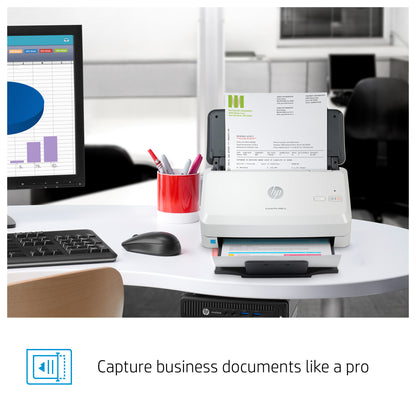 HP ScanJet Pro 2000 s2 Sheet-fed scanner 600 x 600 DPI A4 Black, White