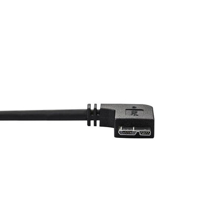 StarTech.com Slim Micro USB 3.0 Cable - M/M - Left-Angle Micro-USB - 1m (3ft)