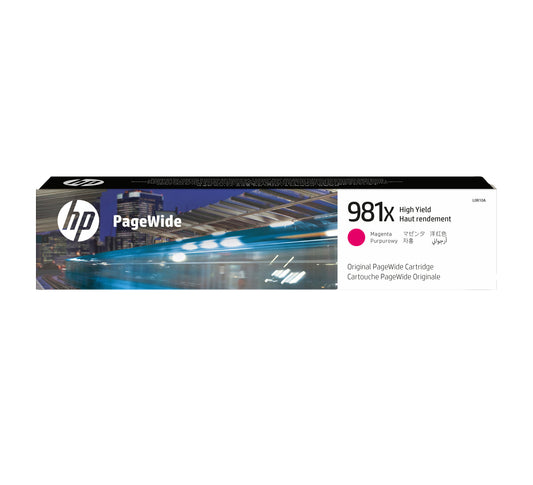 HP 981X High Yield Magenta Original PageWide Cartridge