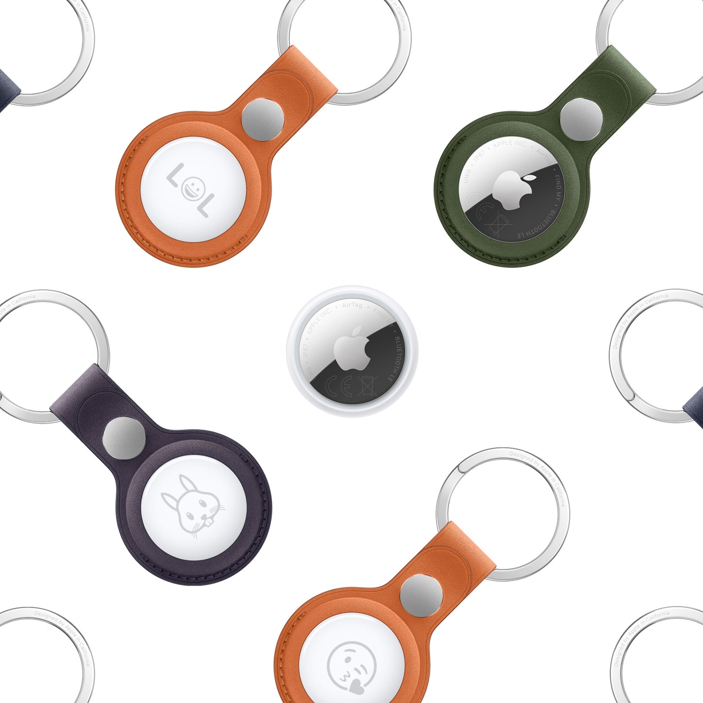Apple AirTag Personal Finder Silver, White