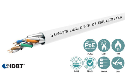 Lanview LVN122432 networking cable White 305 m Cat6a U/FTP (STP)
