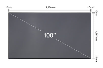 Epson 100" ALR Screen - ELPSC35