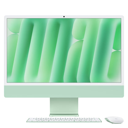 Apple iMac Apple M M4 59.7 cm (23.5") 4480 x 2520 pixels All-in-One PC 16 GB 256 GB SSD macOS Sequoia Wi-Fi 6E (802.11ax) Green