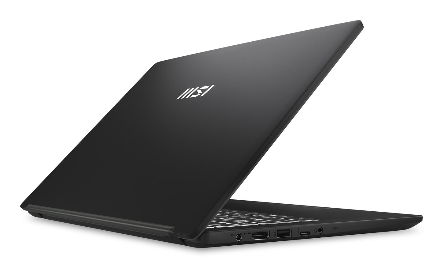 MSI Modern 14 C7M-074UK AMD Ryzen™ 5 7530U Laptop 35.6 cm (14") Full HD 8 GB DDR4-SDRAM 512 GB SSD Wi-Fi 6E (802.11ax) Windows 11 Home Black