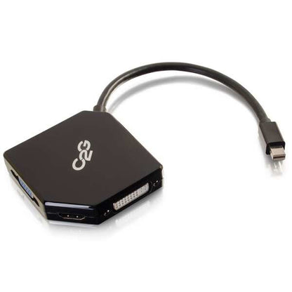 C2G Mini DisplayPort to HDMI, VGA, or DVI Adapter Converter - Black