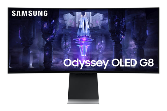 Samsung LS34BG850SUXXU computer monitor 86.4 cm (34") 3440 x 1440 pixels UltraWide Quad HD OLED Silver