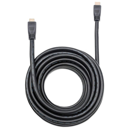 Manhattan HDMI 4K@60Hz Cable with Ethernet, CL3 In-Wall Rated, 10m, Suitable for ALL 4K & 1080p/HD Uses, Black, Premium High Speed, Lifetime Warranty, Same 4K@60Hz Performance as HD2MM10MA (CL2 Rated)
