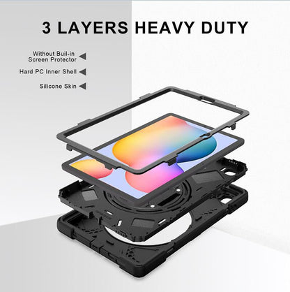 eSTUFF AUSTIN Defender Case for Samsung Galaxy Tab S6 Lite 2022/2020 - Black