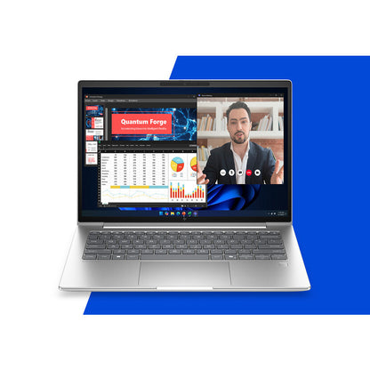 HP EliteBook 6 G2i 14 inch Notebook AI PC Intel Core 5 320 Laptop 35.6 cm (14") WUXGA 16 GB DDR5-SDRAM 512 GB SSD Wi-Fi 7 (802.11be) Windows 11 Pro Silver