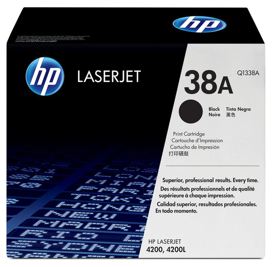 HP 38A Black Original LaserJet toner cartridge 1 pc(s)