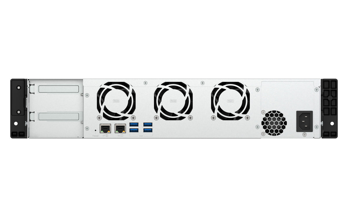 QNAP TS-855EU-8G NAS/storage server Rack (2U) Intel Atom® C5125 8 GB DDR4 0 TB QuTS hero Black