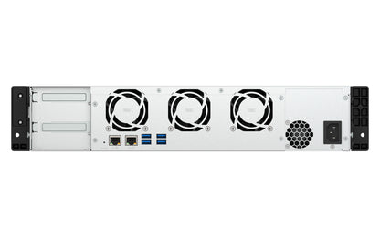QNAP TS-855EU-8G NAS/storage server Rack (2U) Intel Atom® C5125 8 GB DDR4 0 TB QuTS hero Black
