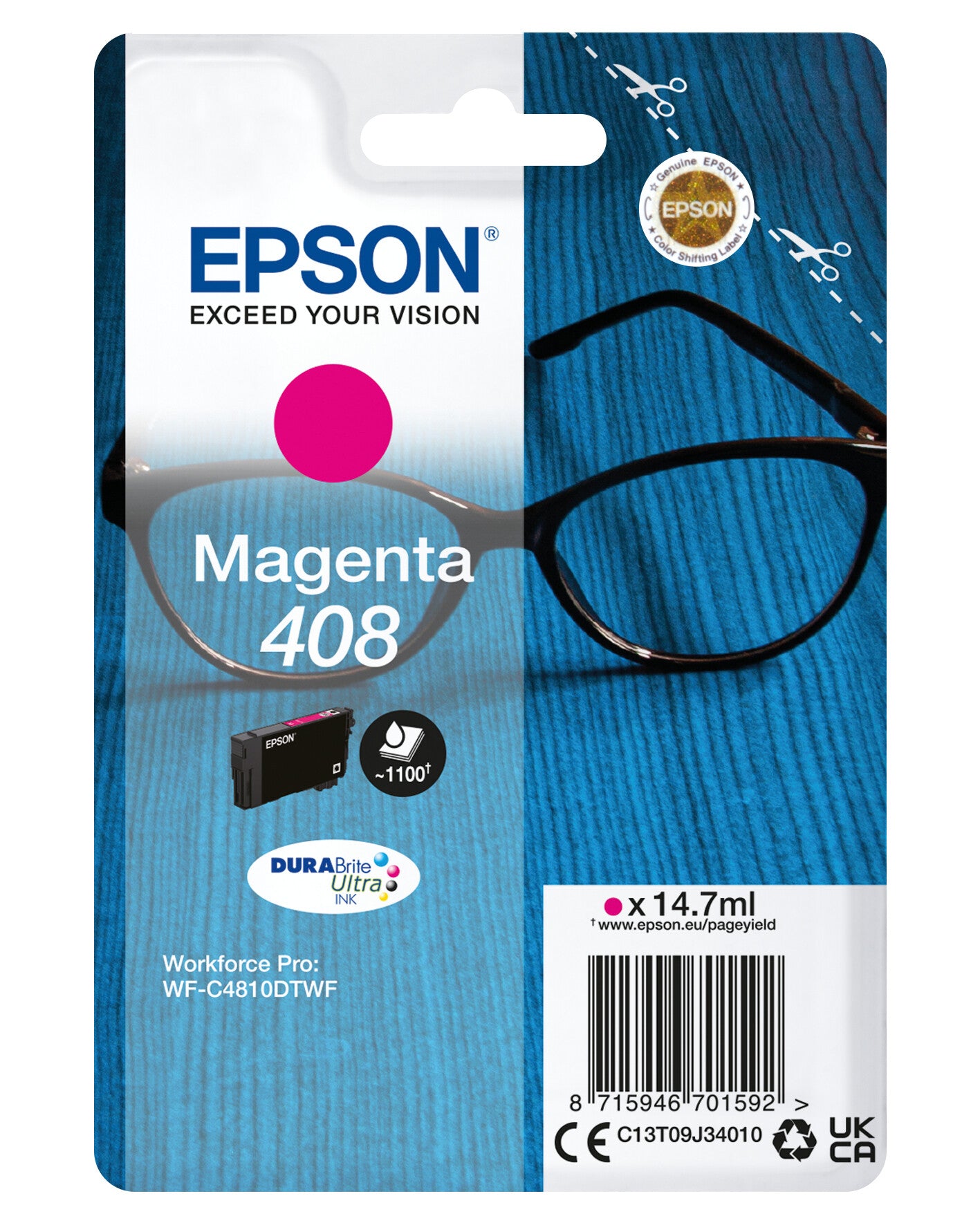 Epson C13T09J34010 ink cartridge 1 pc(s) Original Standard Yield Magenta