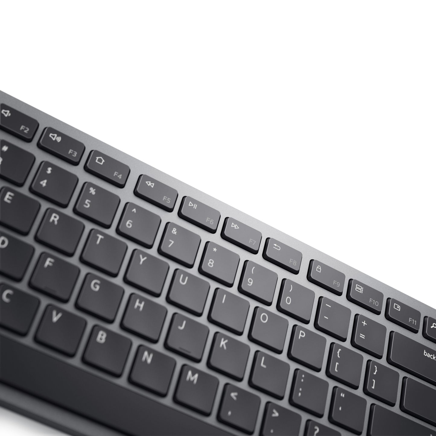 DELL KM7321W keyboard Mouse included Office RF Wireless + Bluetooth QWERTY US International Grey, Titanium