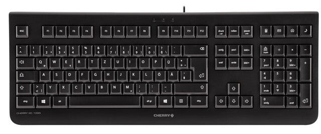 CHERRY KC 1000 keyboard Home USB Swiss Black
