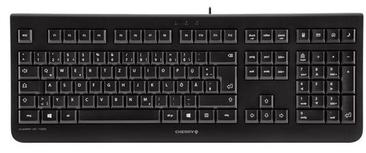 CHERRY KC 1000 keyboard Home USB Swiss Black