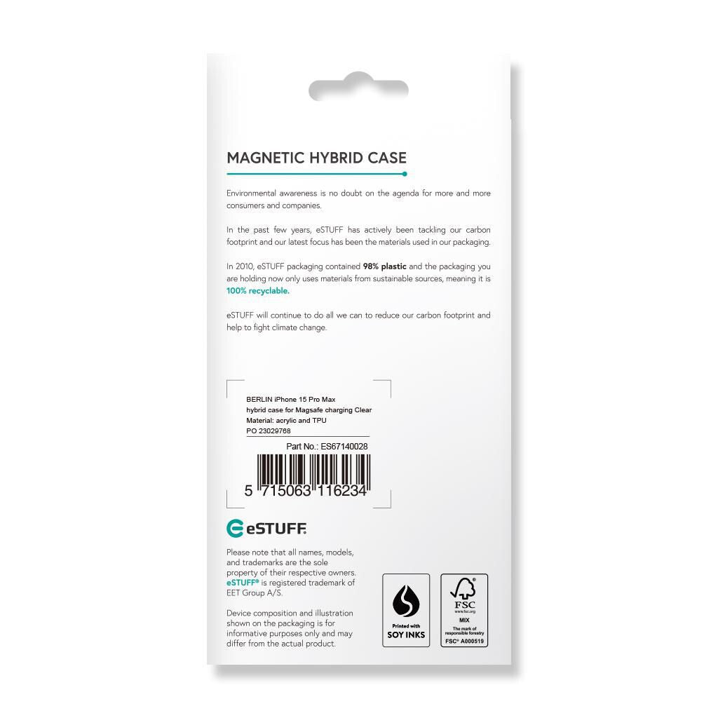 eSTUFF ES67140028 mobile phone case Cover Transparent