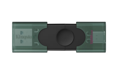 Kingston Technology DataTraveler 128GB USB-A + USB-C 3.2 Gen 1 DuoG2