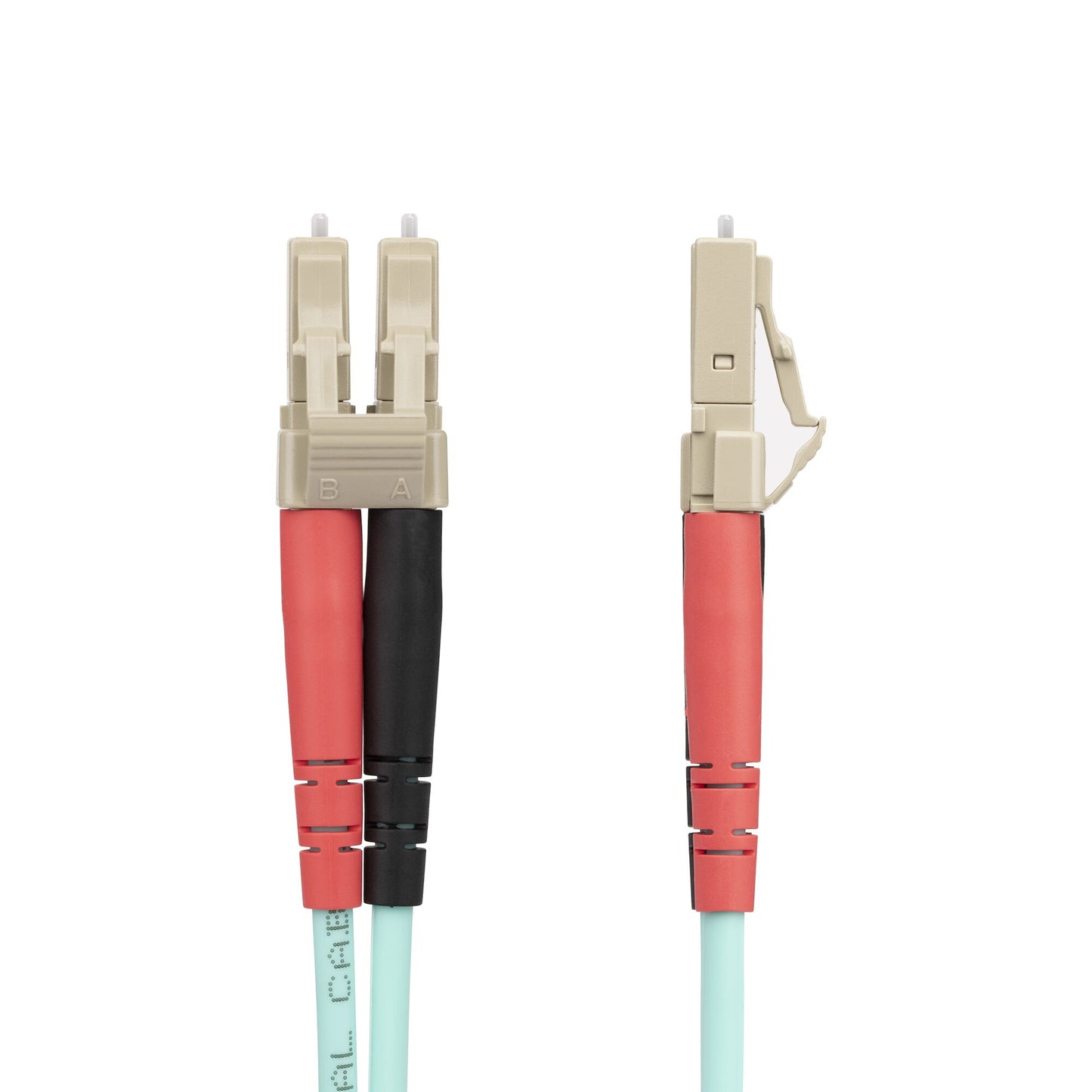 StarTech.com 25m (82ft) LC/UPC to LC/UPC OM4 Multimode Fiber Optic Cable, 50/125µm LOMMF/VCSEL Zipcord Fiber, 100G, Low Insertion Loss - LSZH Fiber Jumper Cord