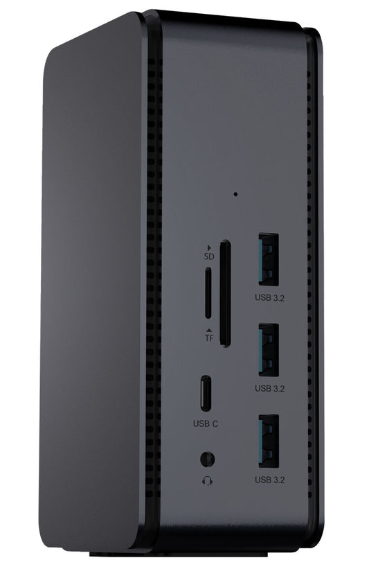 ProXtend USB4 Dual 8K Docking Station, Dark Silver