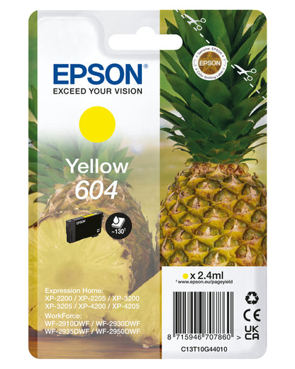 Epson Singlepack Yellow 604 Ink