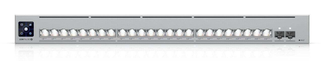 Ubiquiti UniFi Pro XG 24 PoE Managed L2/L3 10G Ethernet (100/1000/10000) Power over Ethernet (PoE) 1U Grey