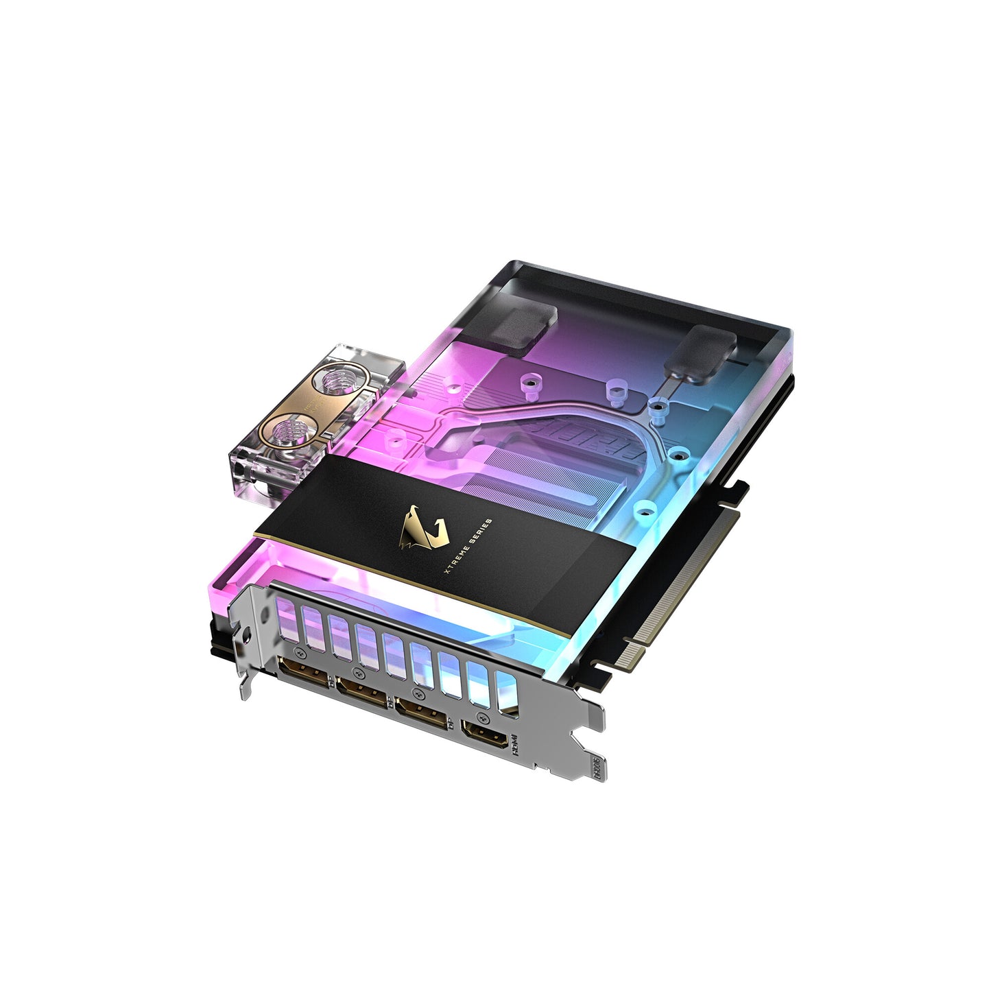GIGABYTE AORUS GeForce RTX 5080 XTREME WATERFORCE WB 16G Graphics Card - 16GB GDDR7, 256bit, PCI-E 5.0, 2805MHz Core Clock, 3 x DP 2.1a, 1 x HDMI 2.1b, NVIDIA DLSS 4, GV-N5080AORUSX WB-16GD