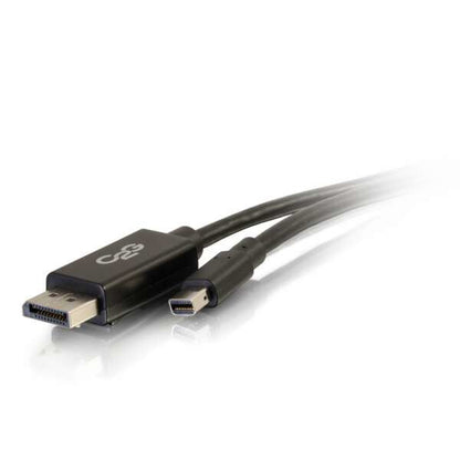 C2G 2m Mini DisplayPortTM to DisplayPortTM Adapter Cable 4K 30Hz - Black