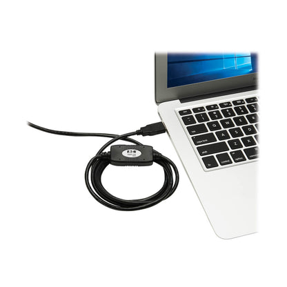 Tripp Lite U009-006-RJ45-X USB-A to RJ45 Rollover Console Cable (M/M) - Cisco Compatible, 250 Kbps, 6 ft. (1.83 m), Black