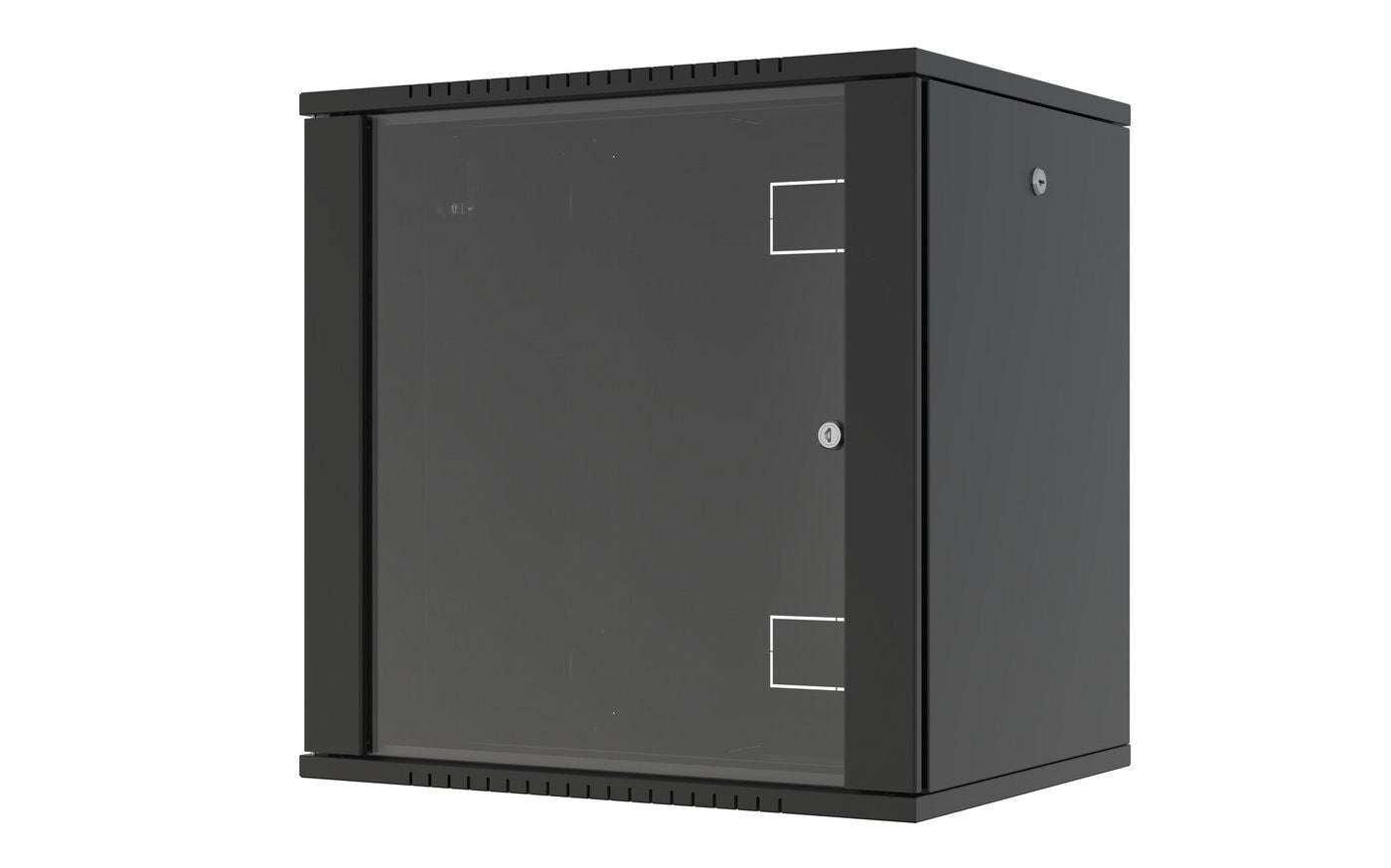 Lanview RWF12U45BL rack cabinet 12U Wall mounted rack Black