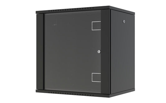 Lanview RWF12U45BL rack cabinet 12U Wall mounted rack Black